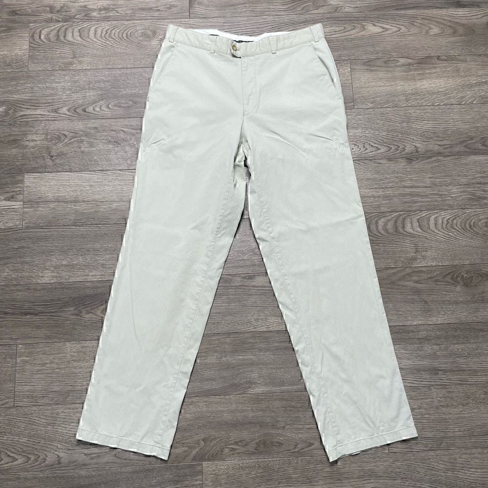 Brax Feel Good Mens Size 33x32 Chino Khakis Beige Dress Pants 31" Inseam